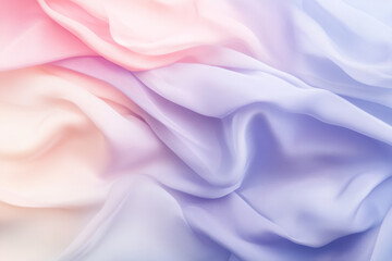 Fototapeta premium A soft, pastel gradient abstract background in light peach, lavender, and chambray blue. Gentle, smooth transitions and delicate textures create a soothing, modern aesthetic.