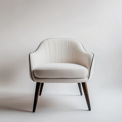 red leather armchair