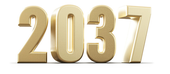 Golden Number 2037 New Year