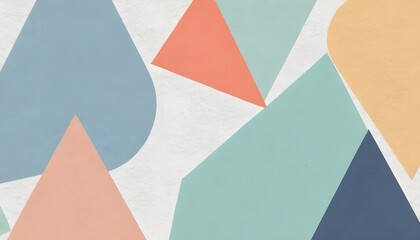 abstract pastel triangle geometric pattern background