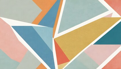 abstract pastel triangle geometric pattern background