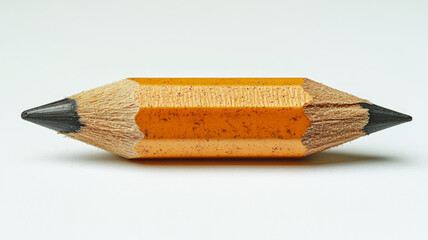 Double-ended pencil on a plain background.