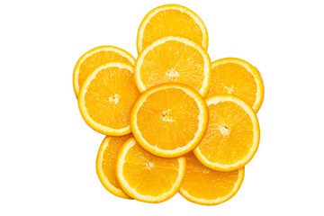 orange slices background