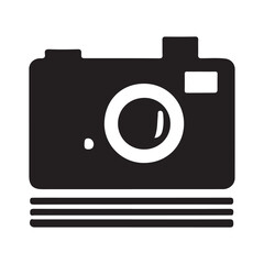 Camera Icon Photography Stacked Images Design