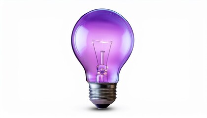 Fototapeta premium light bulb on white background