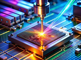 Precision Laser Cutting of Microchip Semiconductor Manufacturing Process