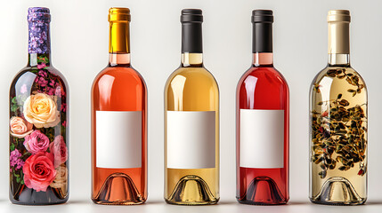 Naklejka premium Artistic arrangement of multicolored glasses with elegant design