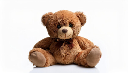 Obraz premium antique teddy undergo isolated in opposition to white