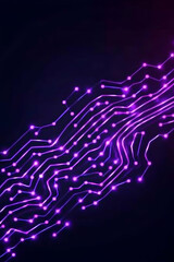 Obraz premium Abstract technology background with glowing lines, for futuristic tech visuals