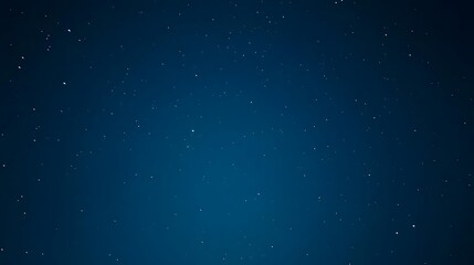 Starry Night Sky with Depth of Field and Twinkling Stars Effect
