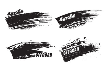 Wrap Design For Car vectors. car stickers stripes. mud splash abstract template20250211_02 © MONTRI