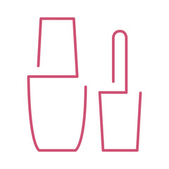 cosmetic red colored icon pack