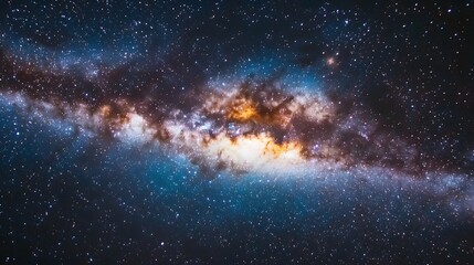 Stunning View of a Spiral Galaxy in the Depths of Outer Space