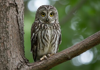 Wise Owl at Night
