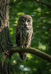Wise Owl at Night