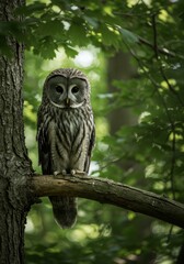 Wise Owl at Night