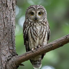 Wise Owl at Night
