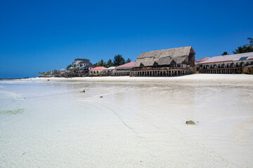Obraz premium View of the beach of Zanzibar island