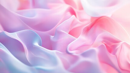 Obraz premium Pastel Pink and Blue Fabric Texture Background