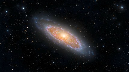 Obraz premium Spiral Galaxy in Deep Space