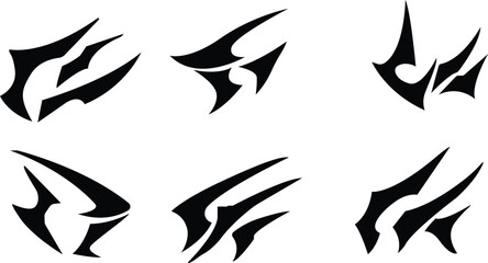 Obraz premium Lion attack scratches vector,Wild lion attack marks and bloody scratches,Animal claw scratches icons set vector,Claws silhouette, claw marks