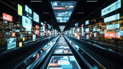 Digital Data Corridor: A Futuristic Vision of Information