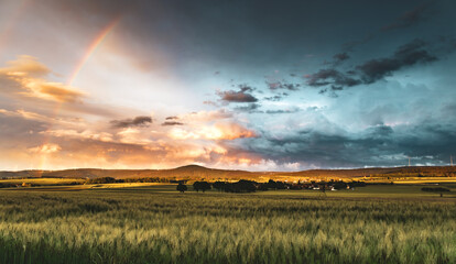 Regenbogen nach Gewitter 