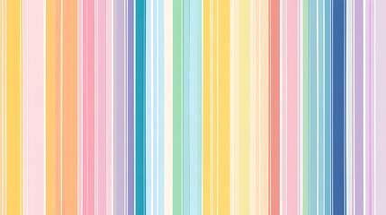 Fototapeta premium Beautiful Pastel Rainbow Vertical Stripes Background Image