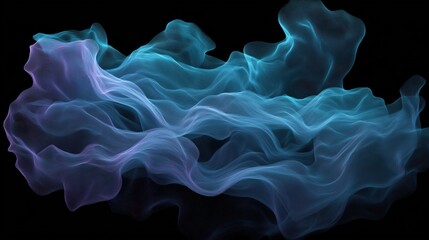 Fototapeta premium Abstract Particles Flowing Organic Design