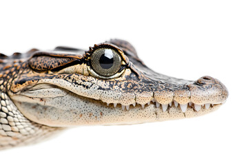 Fototapeta premium Crocodile isolated on white background