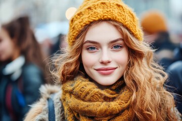 A foreign student attending a job fair, looking for internship opportunities