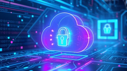 Holographic Cloud Lock with Cyber Key Access