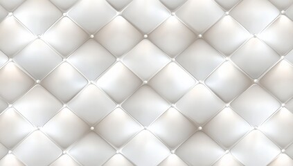 Fototapeta premium Abstract white geometric background with a light gray diamond pattern for design and presentation, White gradient abstract polygon pattern on gray background