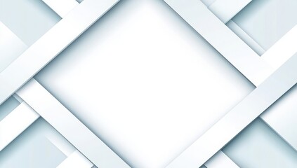 Abstract white geometric background with a light gray diamond pattern for design and presentation, White gradient abstract polygon pattern on gray background