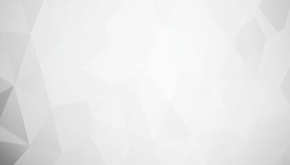 Obraz premium Abstract white geometric background with a light gray diamond pattern for design and presentation, White gradient abstract polygon pattern on gray background