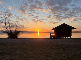 Sonnenuntergang am See