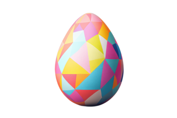 Spring geometric egg design