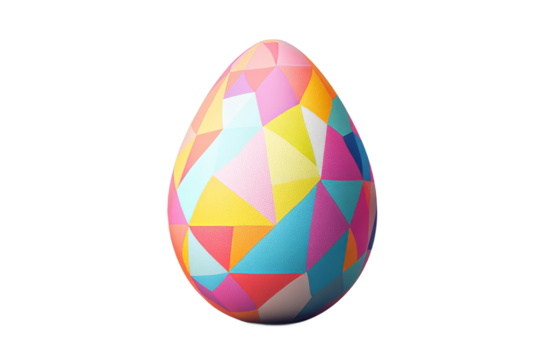 Spring geometric egg design