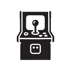 playing a video game silhouette
