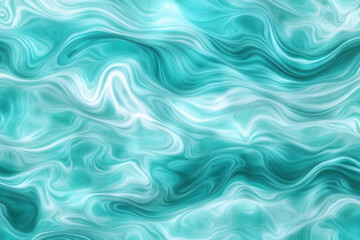 Fototapeta premium Seamless turquoise water ripples, soft waves catching light.