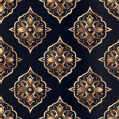 Modern indian motifs classy and minimalist seamless pattern design for luxurious spaces elegant home decor and fashion trends