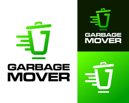 Letter G monogram waste processing logo design.