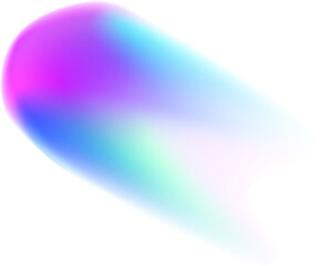 Neon Blur Blob