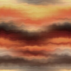 Earth strata blurry seamless pattern. Grunge ombre melange wallpaper for tie dye earthy abstract endless background. 