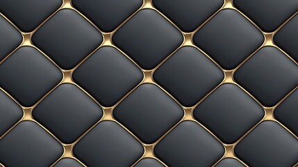 Fototapeta premium Elegant Black and Gold Geometric Pattern with Modern Design Elements