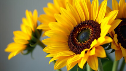 Obraz premium Cheerful Sunflower Bouquet, Bright and Sunny