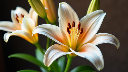 Fototapeta premium Lilies, Elegant and Fragrant