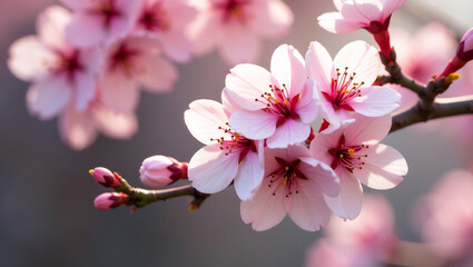 Obraz premium Cherry Blossoms, Delicate Beauty