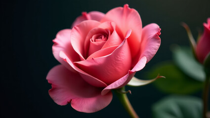 Fototapeta premium Blooming Rose, Time-Lapse, Unfolding Petals