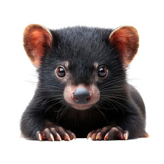 Tasmanian devil isolated on transparent background, PNG